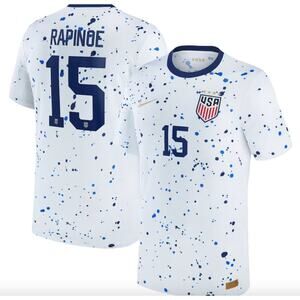 NWT 2023 USWNT Megan Rapinoe Replica‎ Home Jersey, Adult XL